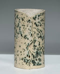 Handmade Ceramic Vase - Green Jasper Speckled