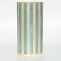 Handmade Striped Ceramic Vase - Cenote