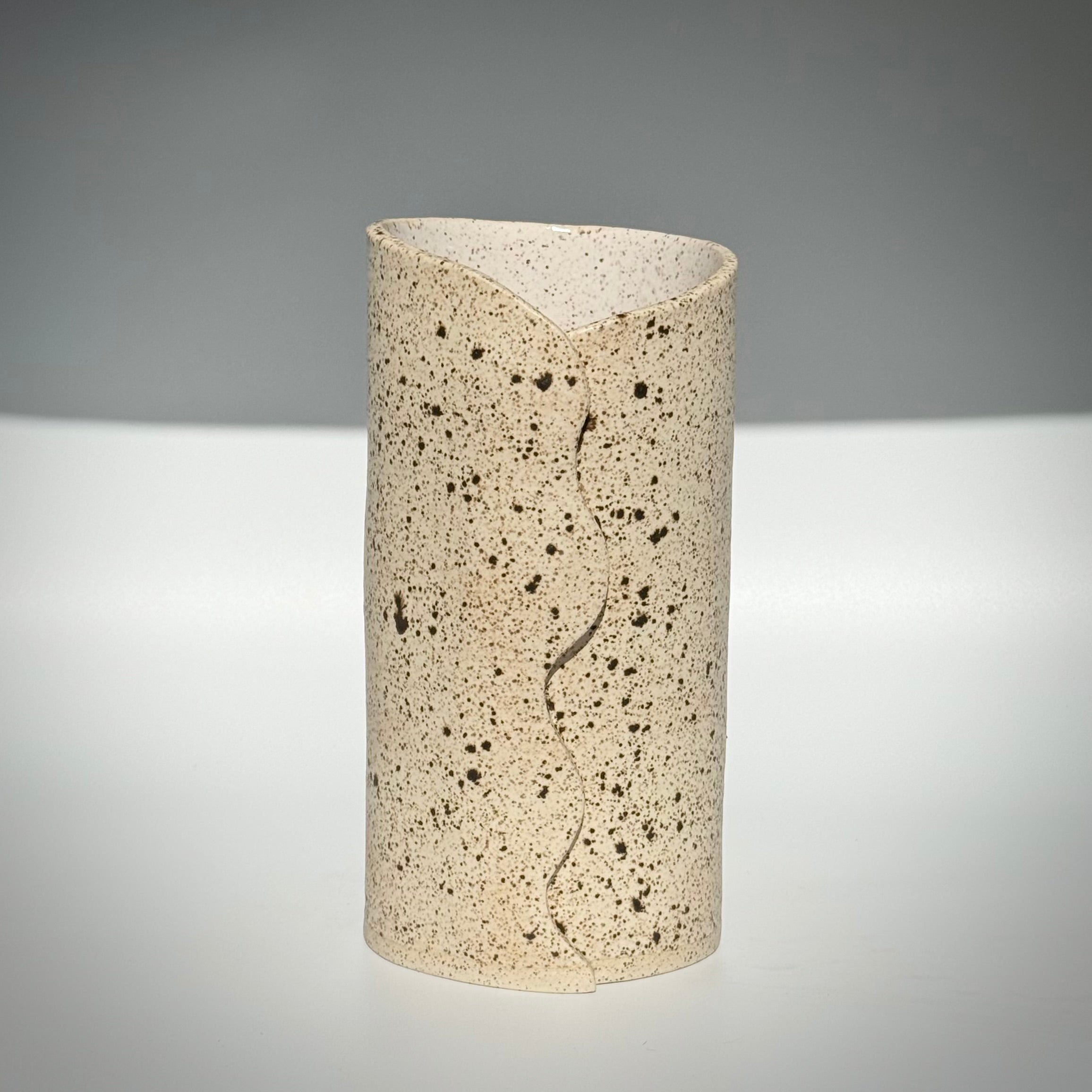 Handmade Ceramic Vase - Winter Wood