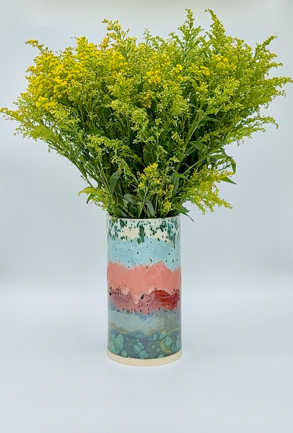 Handmade Ceramic Vase - Multi Color