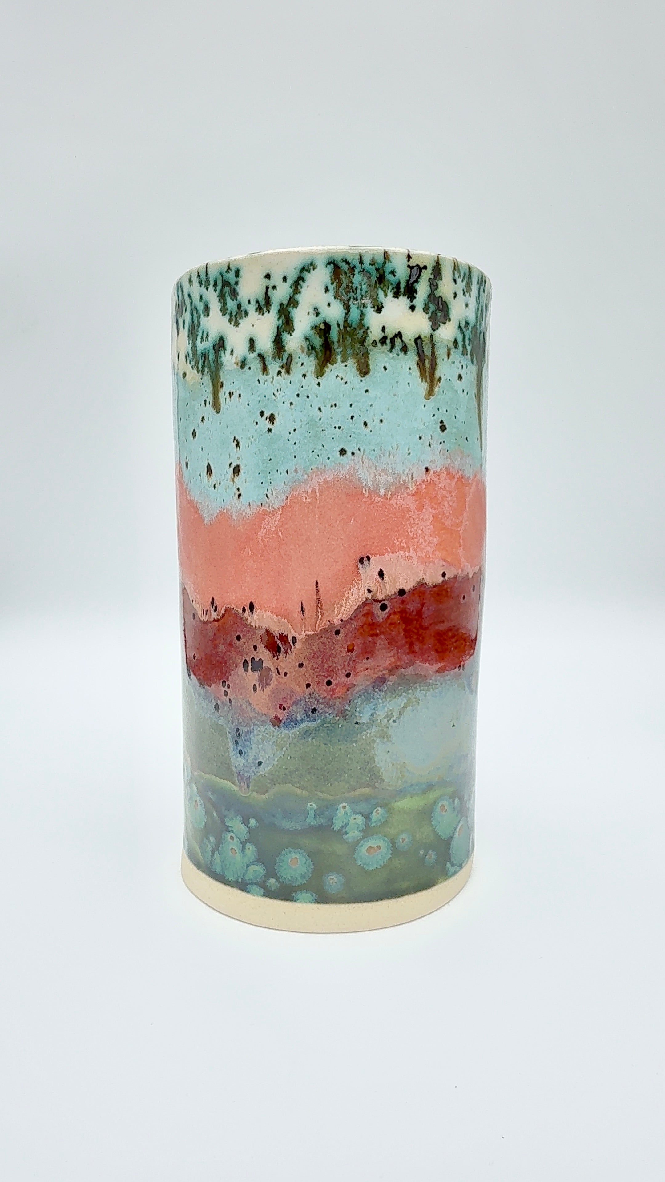 Handmade Ceramic Vase - Multi Color