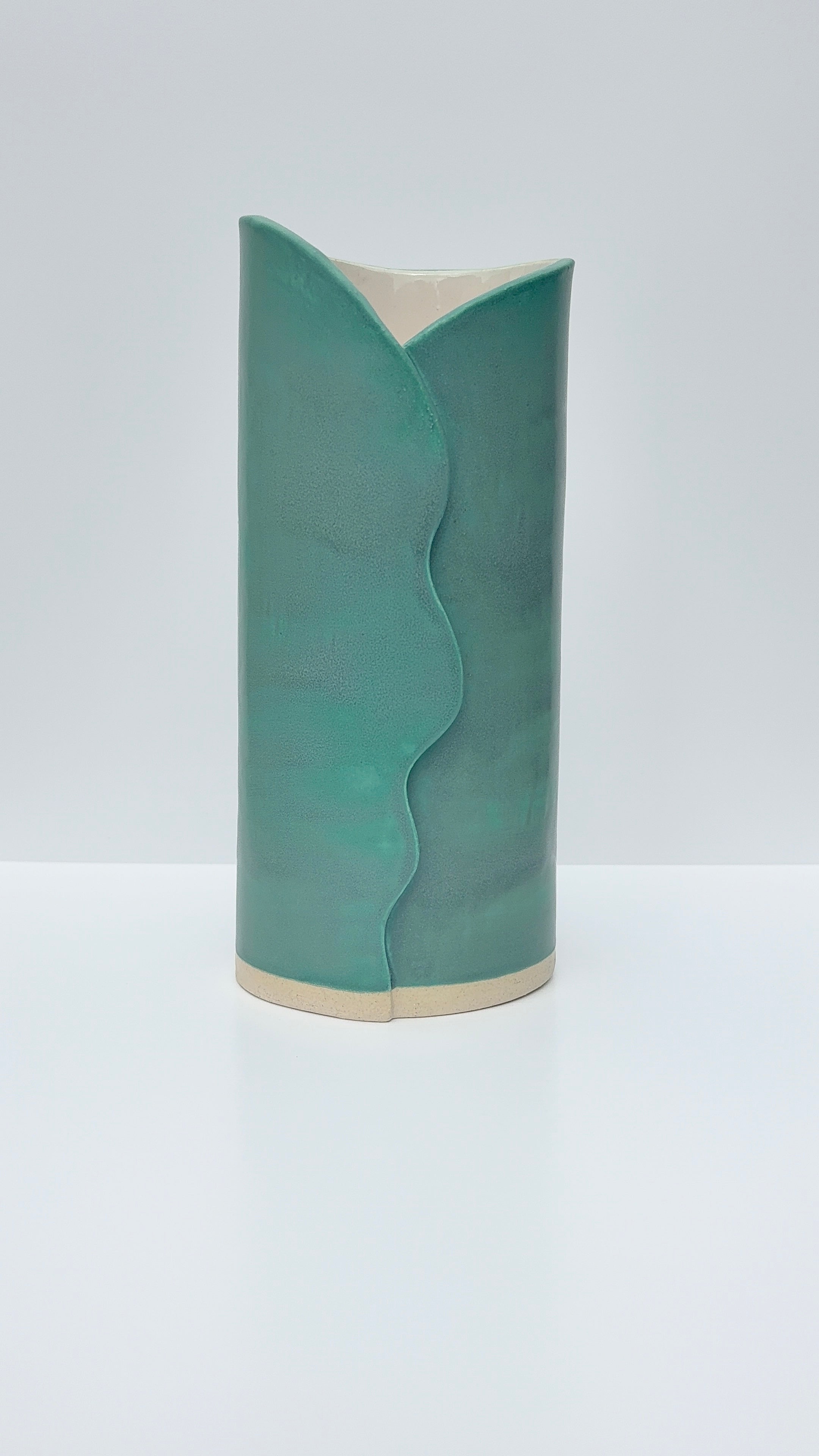 Handmade Ceramic Vase - Satin Patina