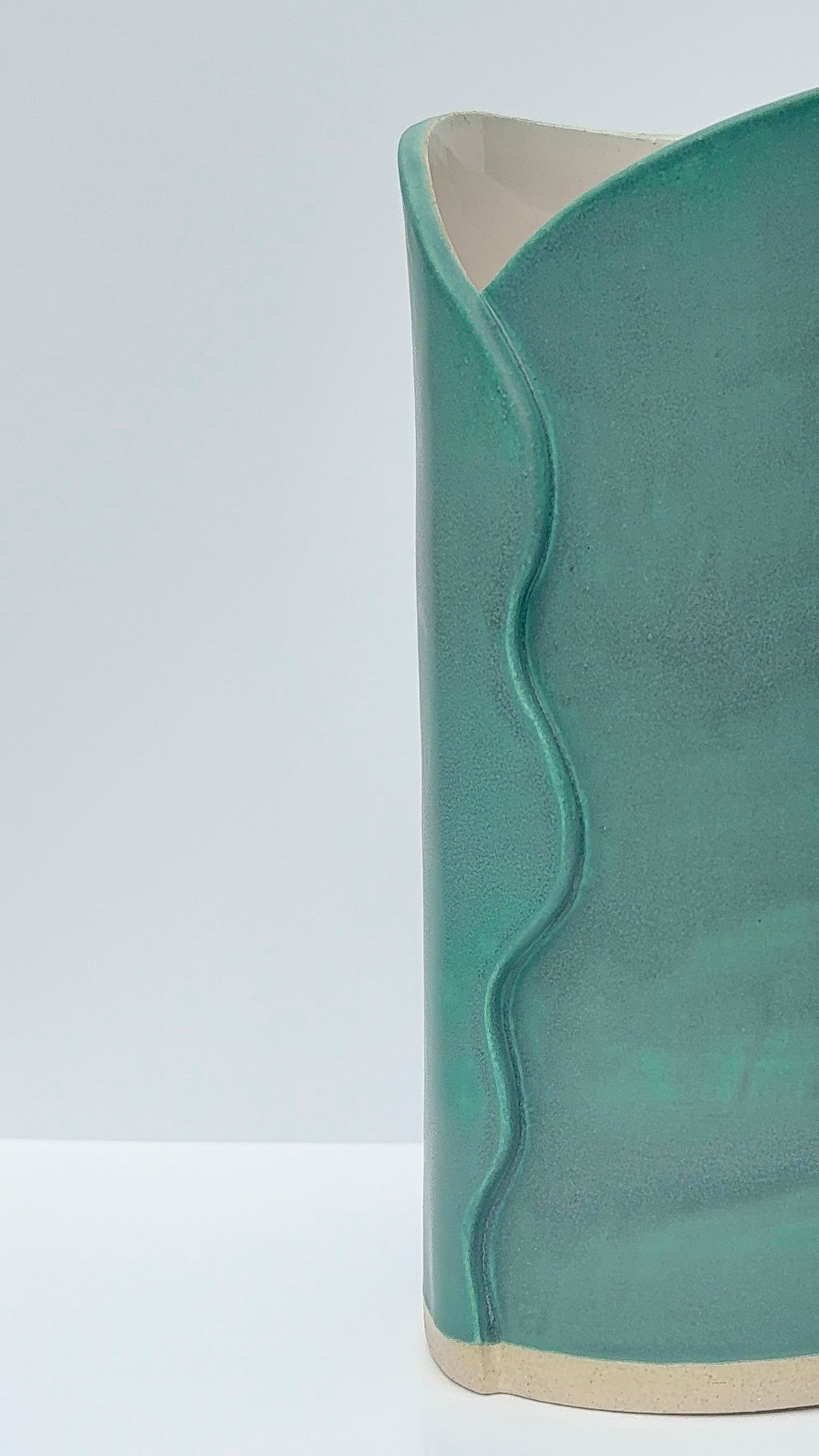 Handmade Ceramic Vase - Satin Patina