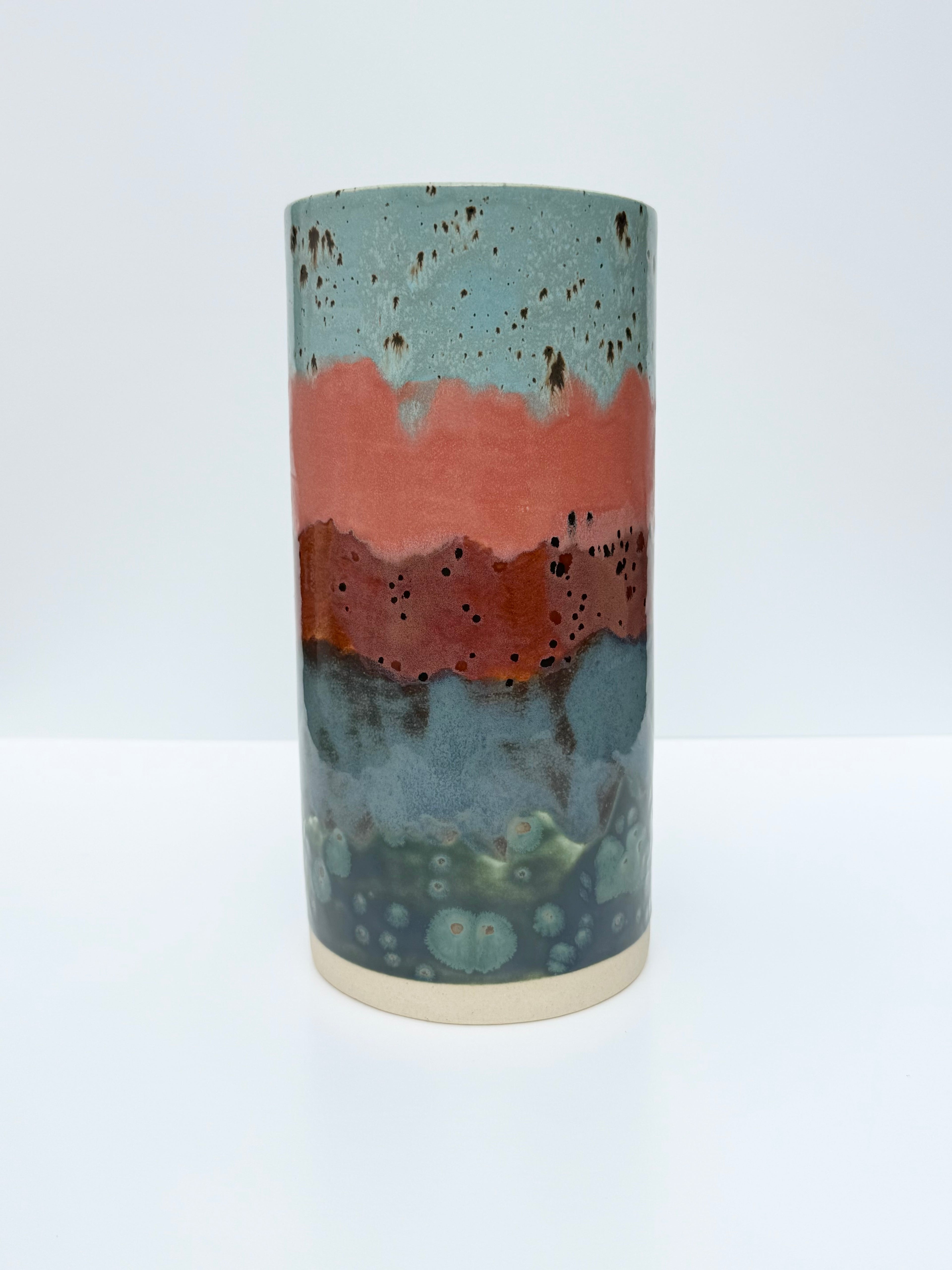 Handmade Ceramic Vase - Multi Color