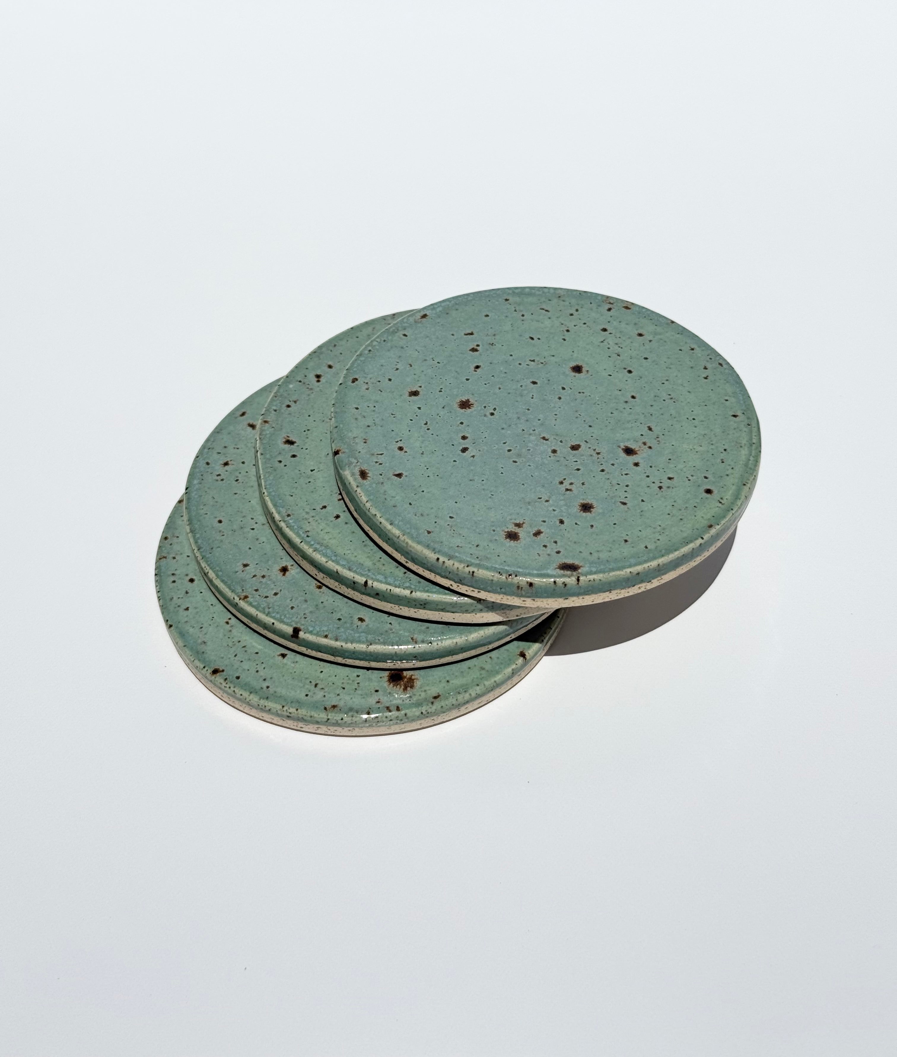 Handmade Ceramic Coasters - Cenote (round)