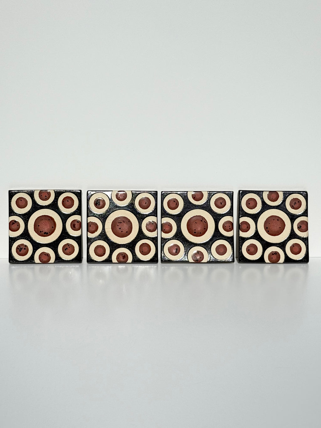 Blackened Copper & Peppered Plum Coasters