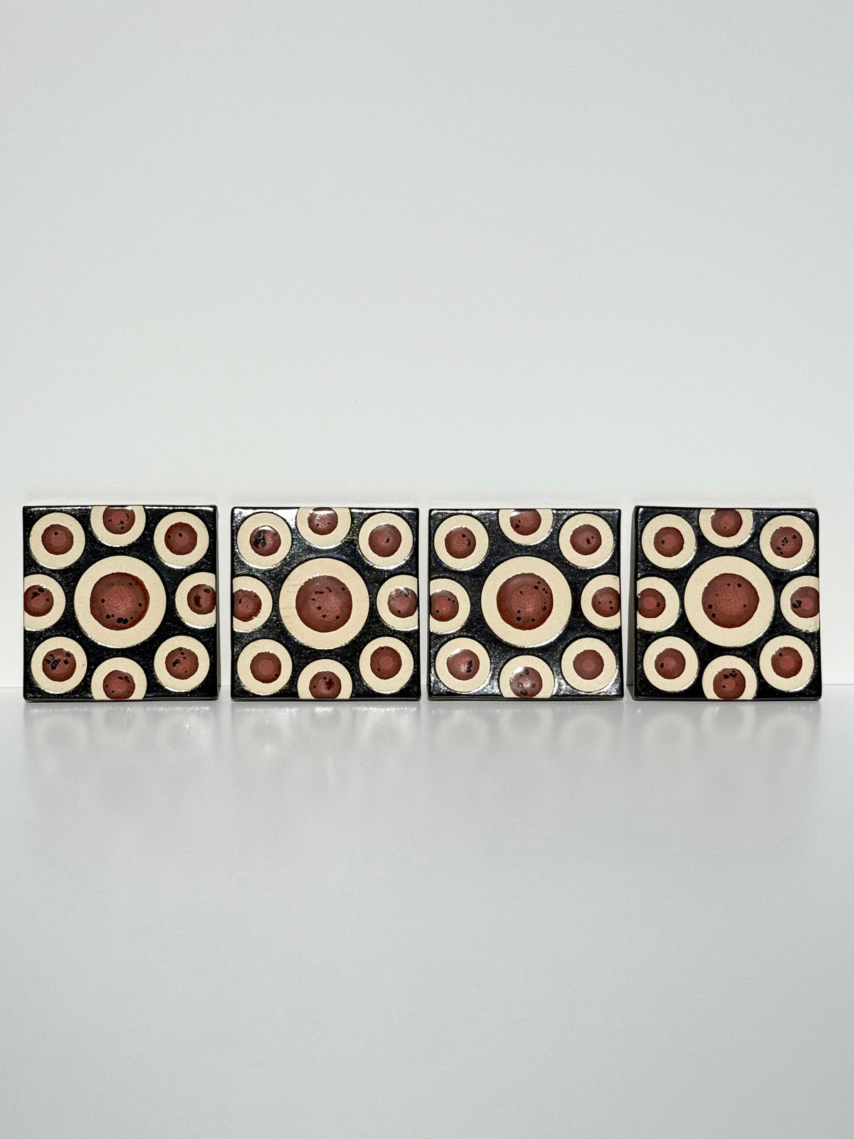Blackened Copper & Peppered Plum Coasters
