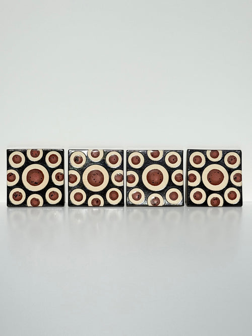Blackened Copper & Peppered Plum Coasters