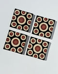Blackened Copper & Peppered Plum Coasters