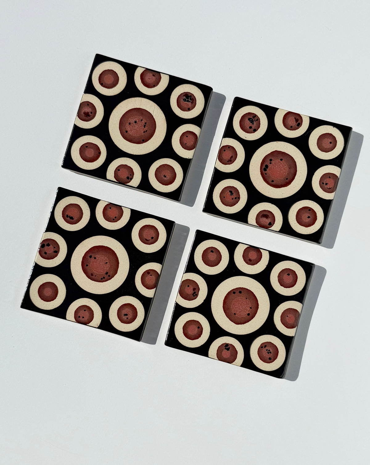 Blackened Copper & Peppered Plum Coasters