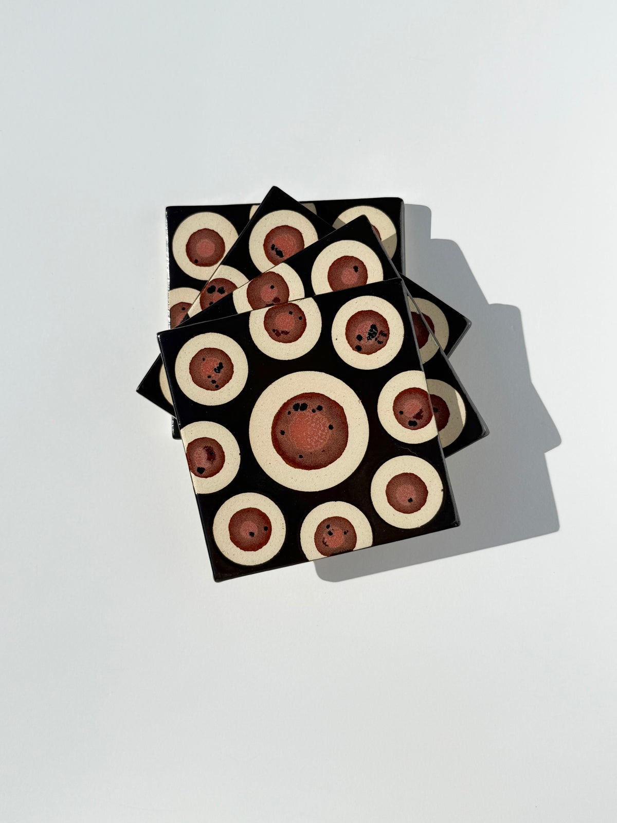 Blackened Copper & Peppered Plum Coasters